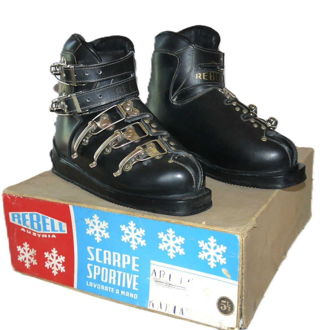 Rebell Austria Women's Ski Boots - Art 1250 - Karinzia - Period: 1964/1965