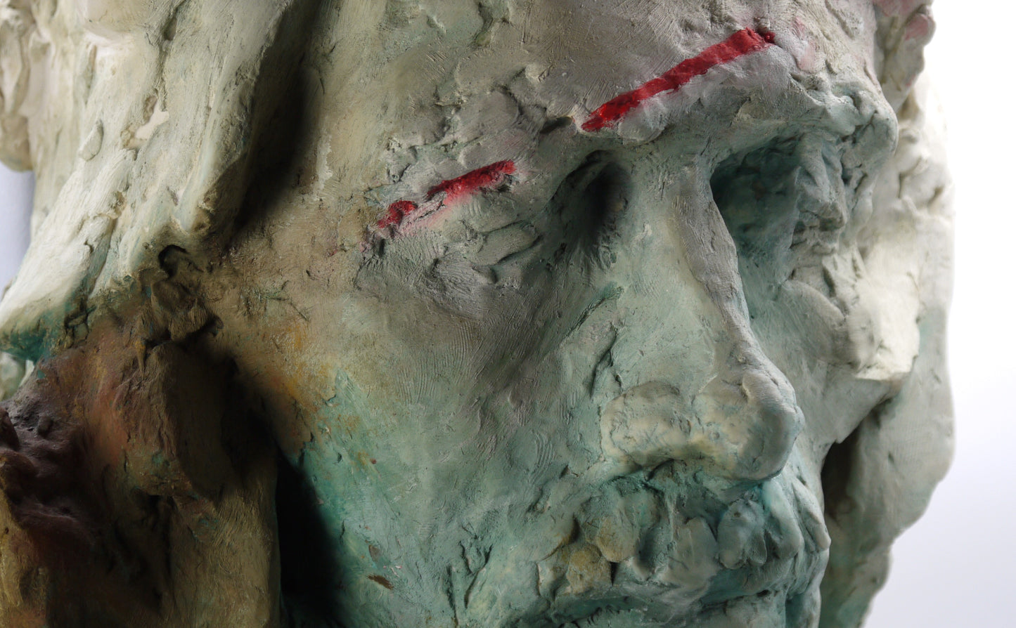 Tête d'homme « Adan », sculpture de Stefano Mussato Galeano