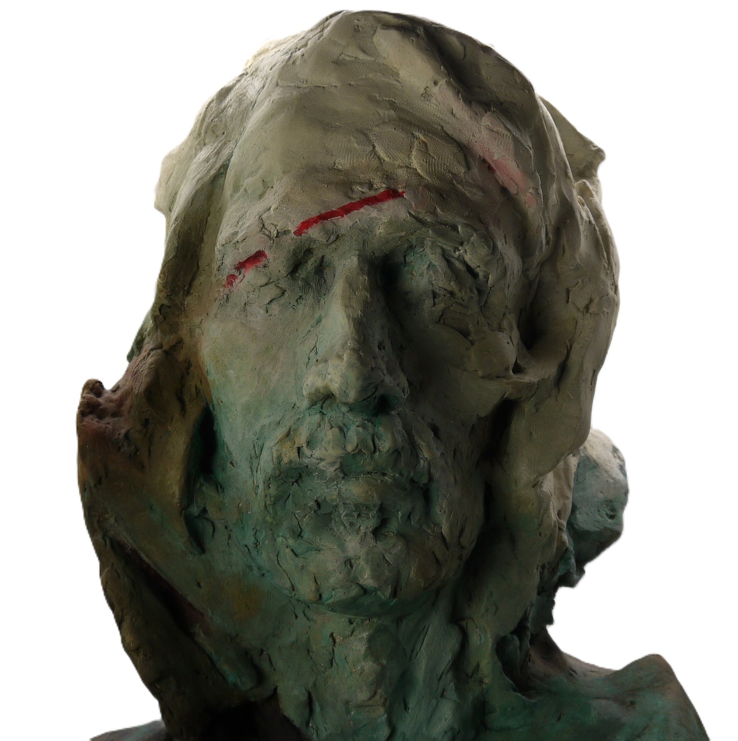 Tête d'homme « Adan », sculpture de Stefano Mussato Galeano