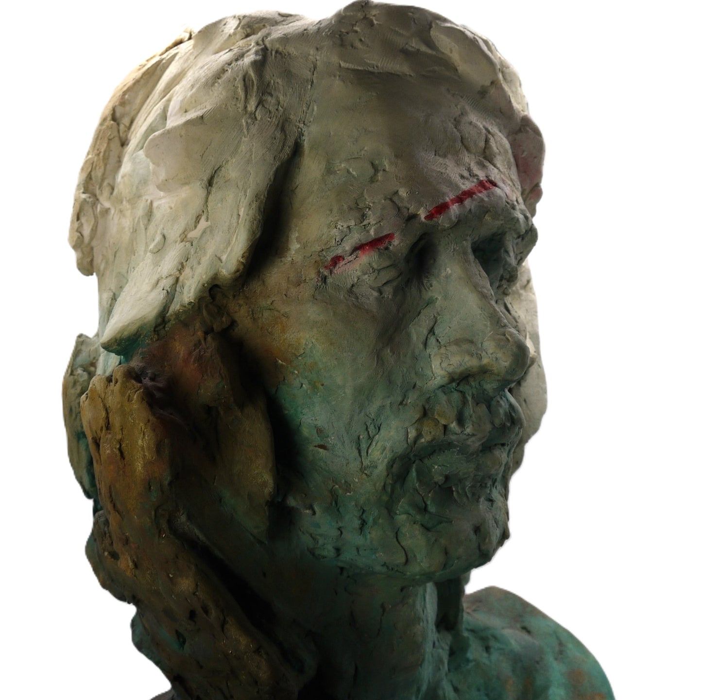 Tête d'homme « Adan », sculpture de Stefano Mussato Galeano