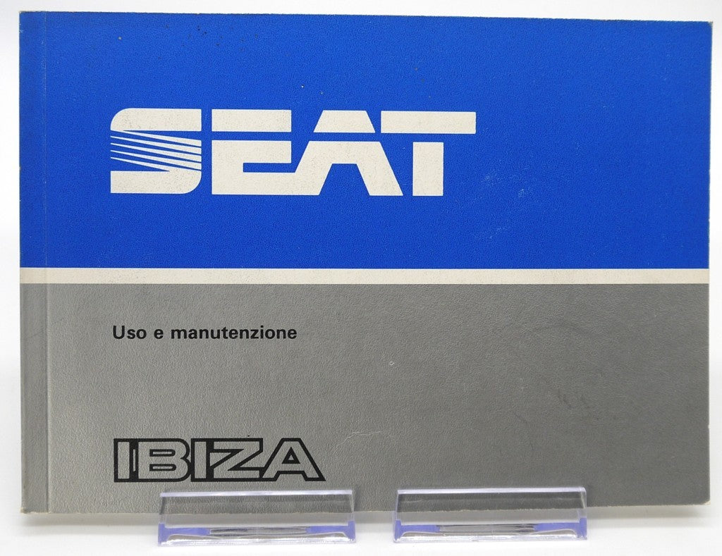 Manuel du propriétaire d'origine Seat Ibiza 1.2L/GL/GLX/1.5 GLX - Période : 1985