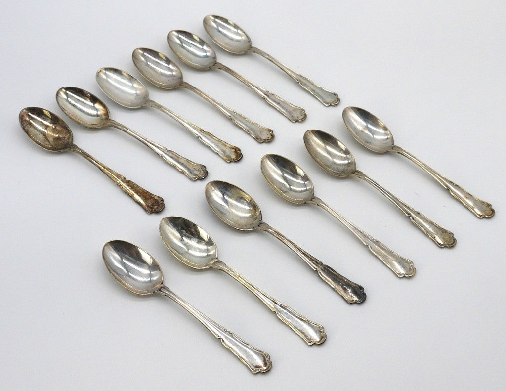 Set -n°12 - DP800 Silver Coffee Spoons - Period: 1950/60