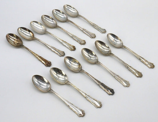 Set -n°12 - DP800 Silver Coffee Spoons - Period: 1950/60
