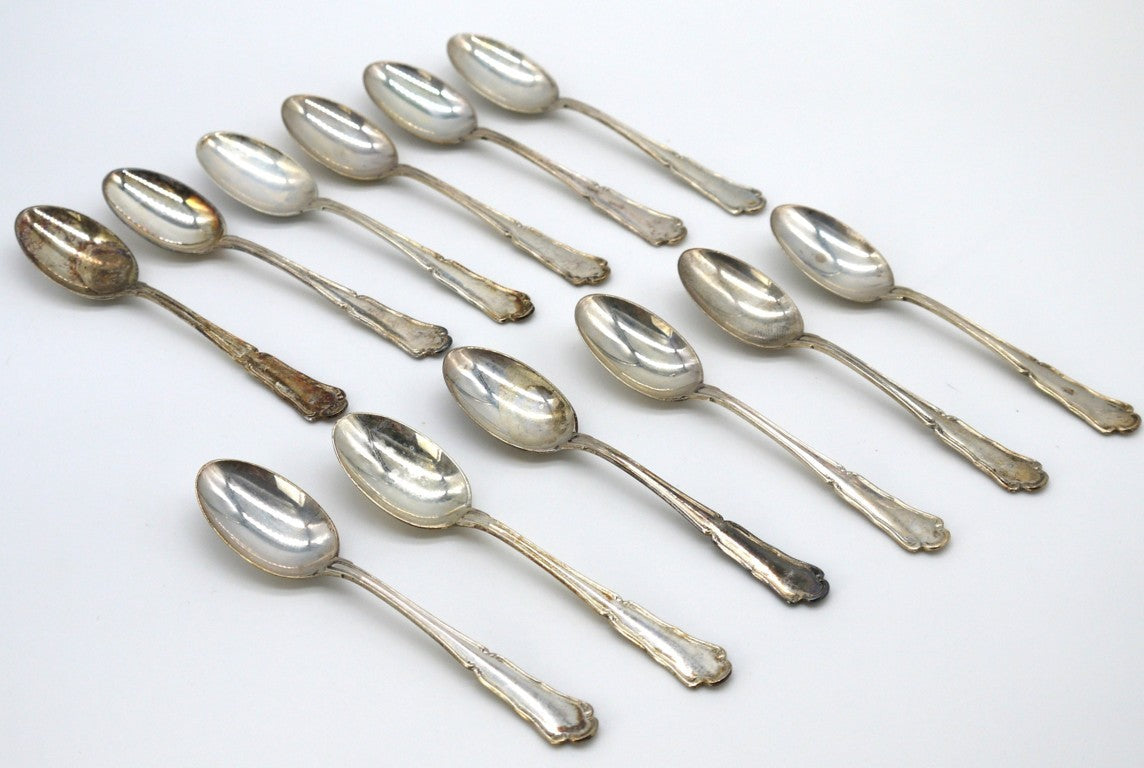 Set -n°12 - DP800 Silver Coffee Spoons - Period: 1950/60