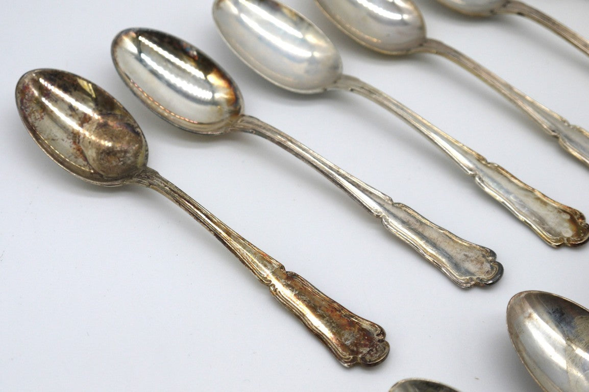 Set -n°12 - DP800 Silver Coffee Spoons - Period: 1950/60