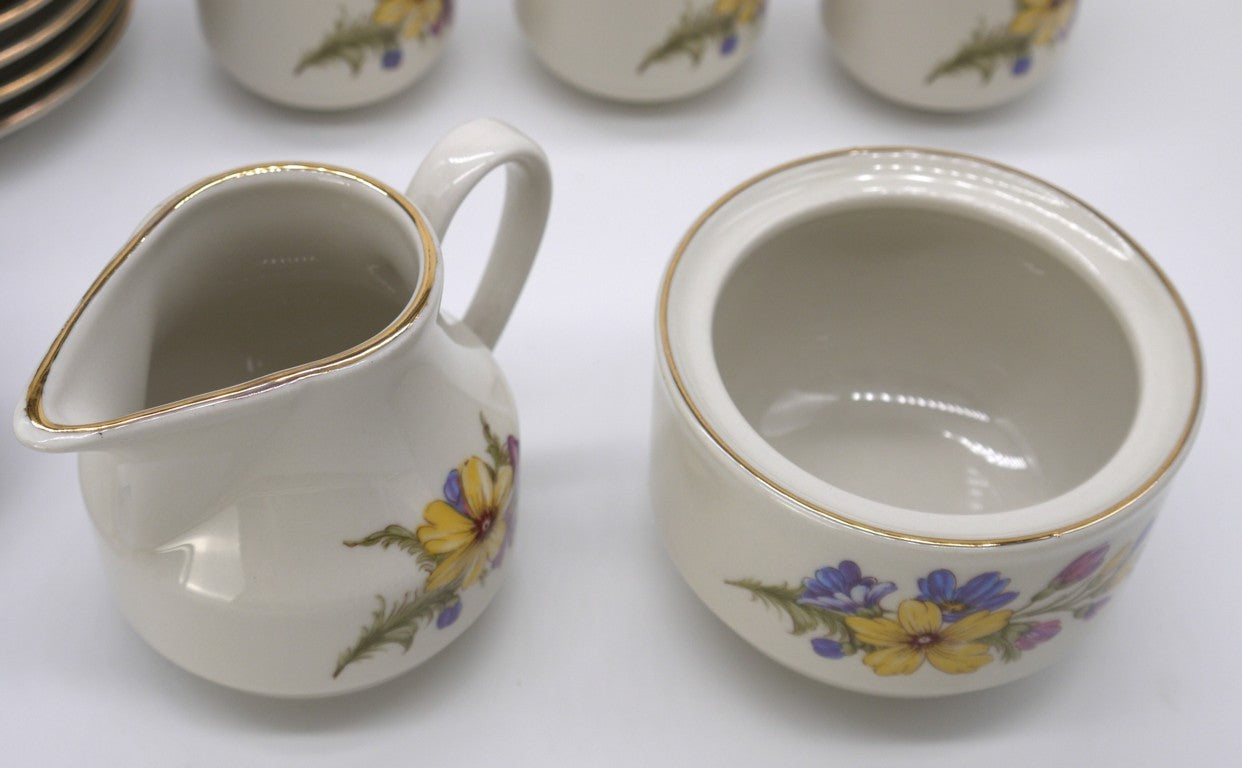 12-Piece Coffee Set - Tognana Porcelain Made in Italy - Period: 1970-1980