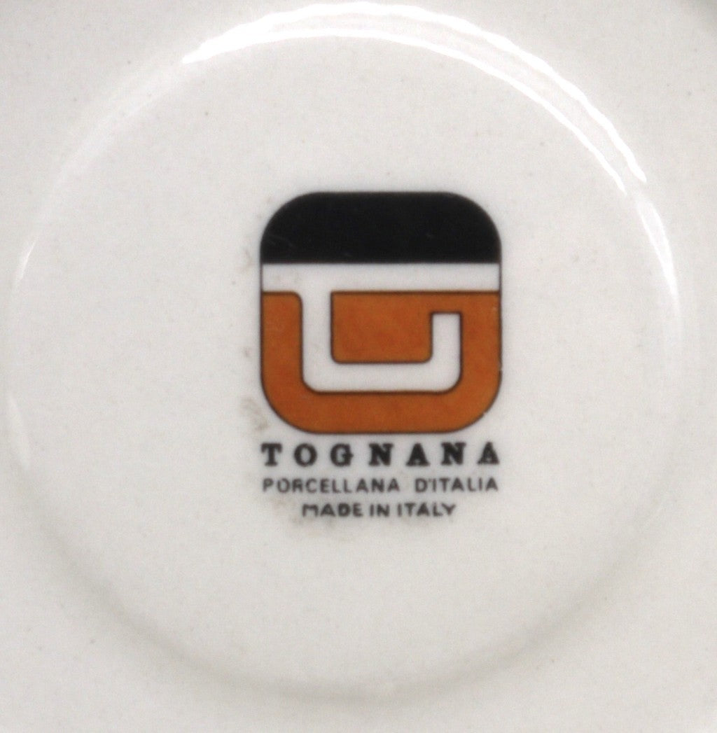 12-Piece Coffee Set - Tognana Porcelain Made in Italy - Period: 1970-1980