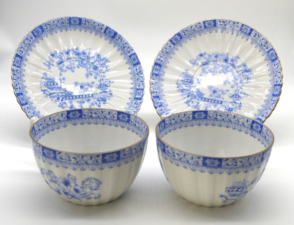 Tea/Milk Breakfast Set - 2 pieces - Seltmann Weiden Bavaria / China Blau - Period: 1980/90