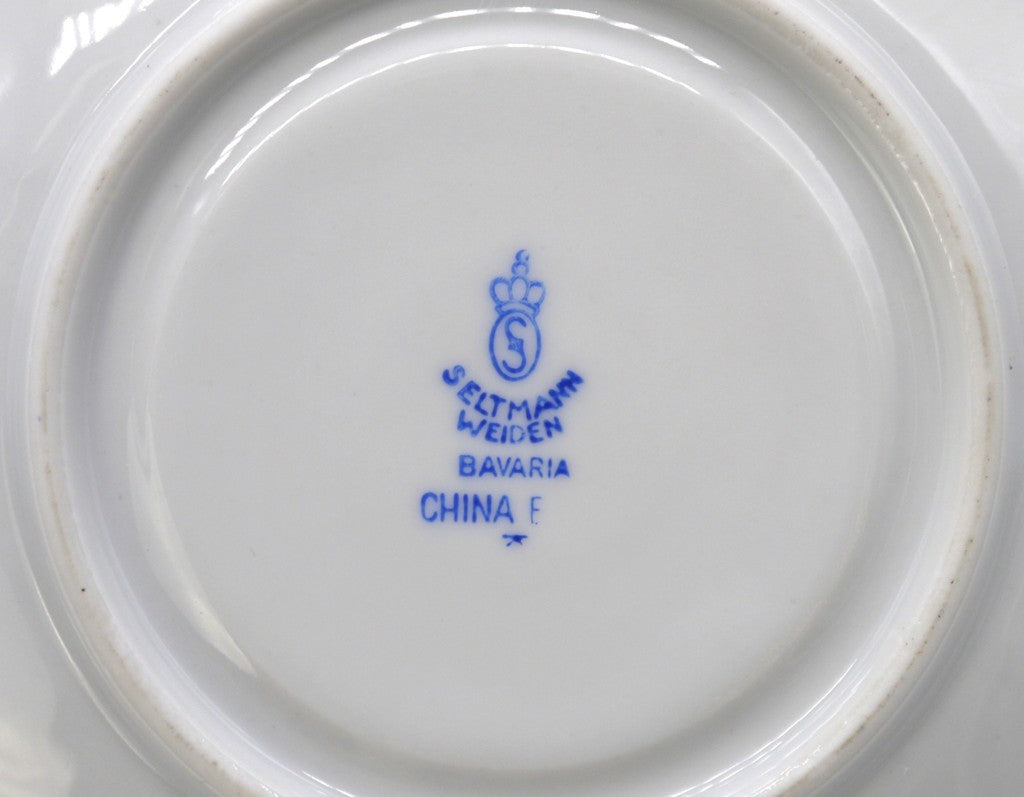 Tea/Milk Breakfast Set - 2 pieces - Seltmann Weiden Bavaria / China Blau - Period: 1980/90