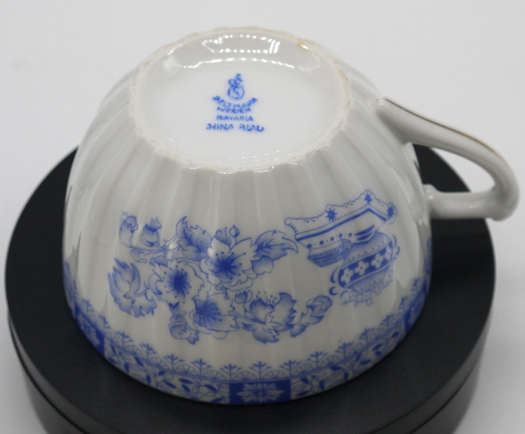 Tea/Milk Breakfast Set - 2 pieces - Seltmann Weiden Bavaria / China Blau - Period: 1980/90