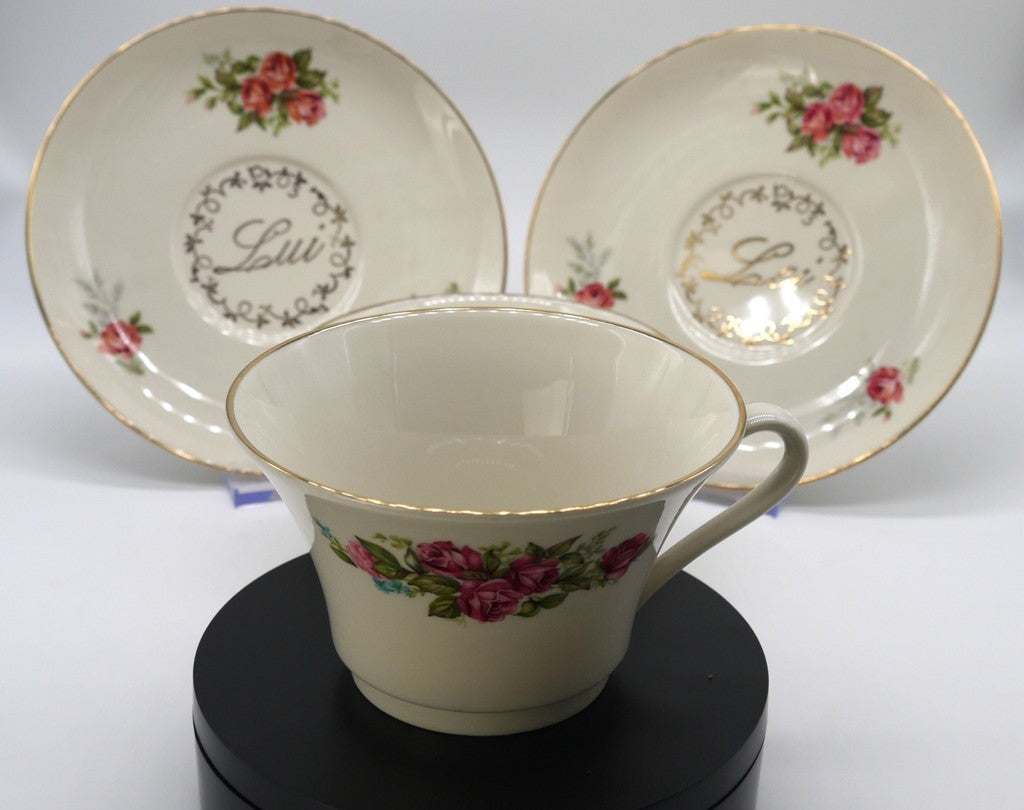 Breakfast Set - 2 pieces - Him/Her - by Manifattura Porcellane Royal CP - Period: 1970-1980
