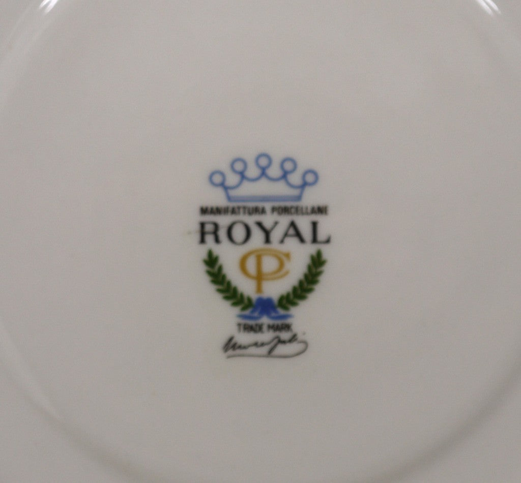 Breakfast Set - 2 pieces - Him/Her - by Manifattura Porcellane Royal CP - Period: 1970-1980