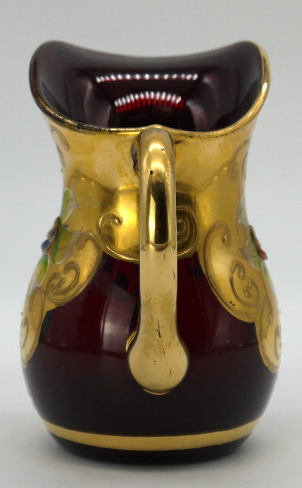 Servizio da caffè Murano Rosso rubino e oro 24K –(Tre Fuochi / Bella Ruby)Epoca:1955/65