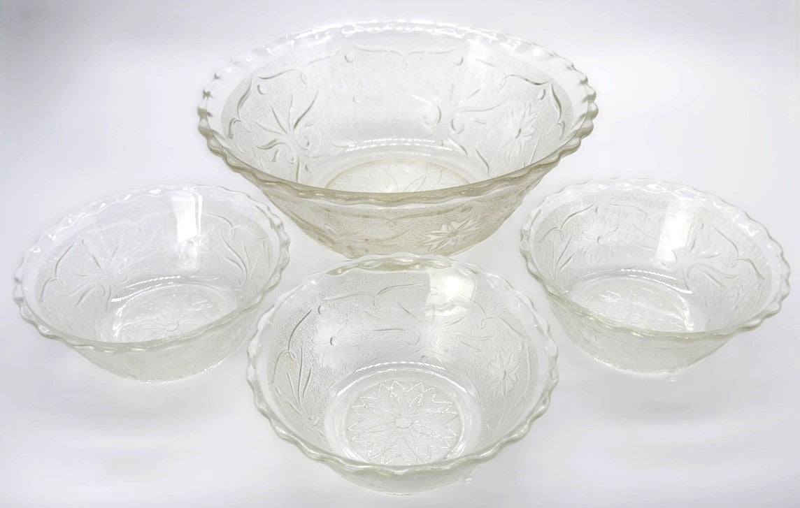 Cut Crystal Fruit Salad/Ice Cream Set - Period: 1970/1980