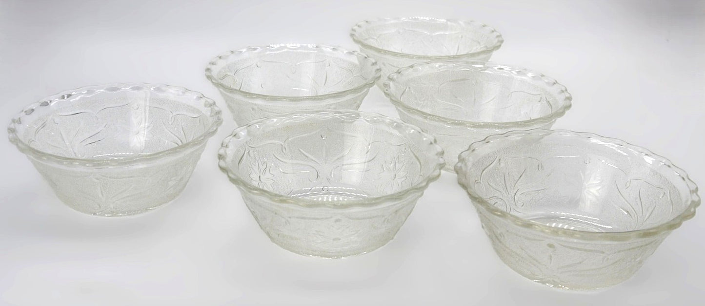 Cut Crystal Fruit Salad/Ice Cream Set - Period: 1970/1980