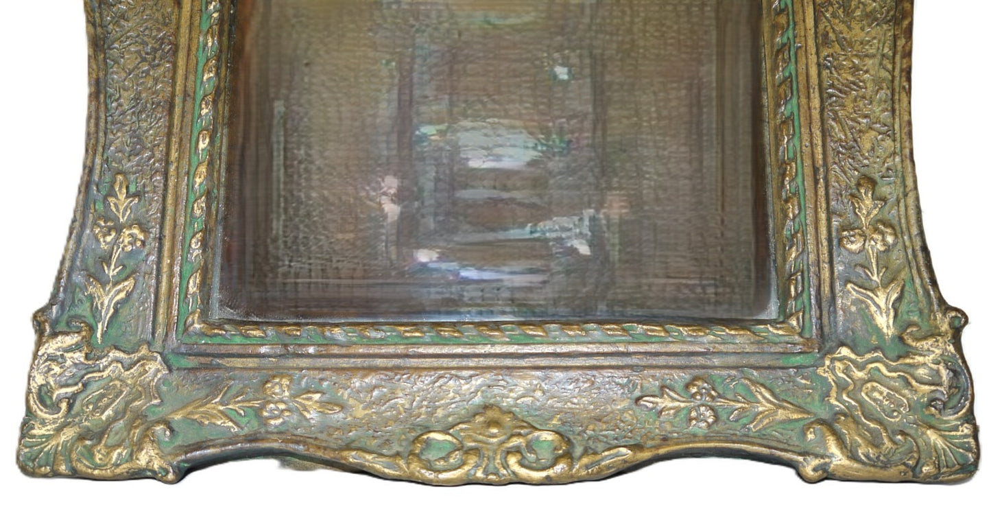 Antique Bronze Wall Mirror - 1980s/90s