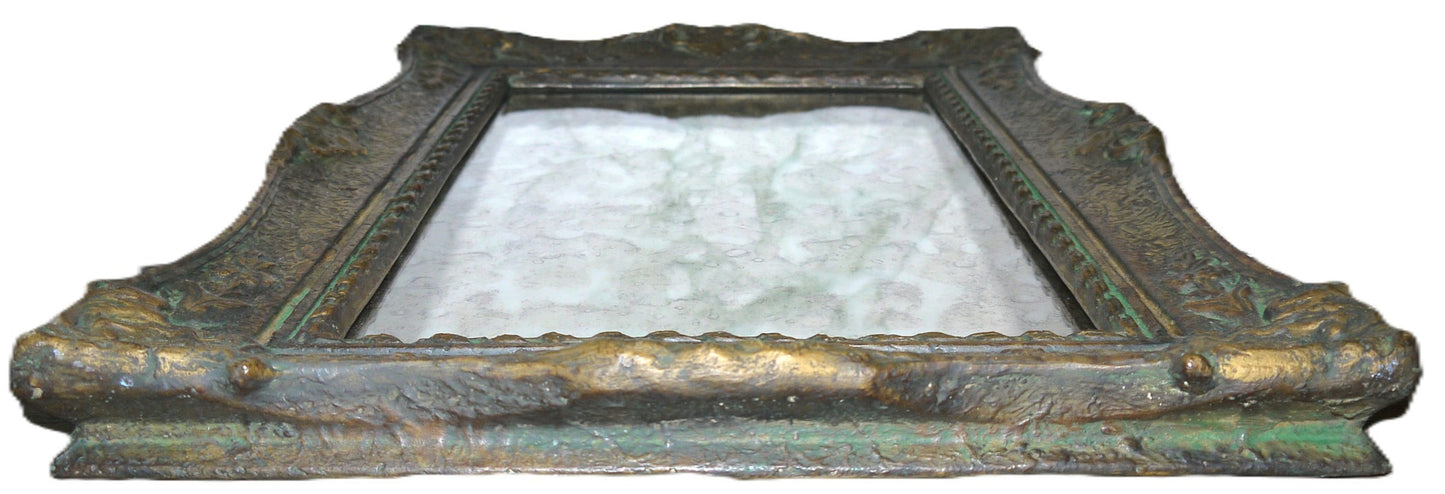 Antique Bronze Wall Mirror - 1980s/90s