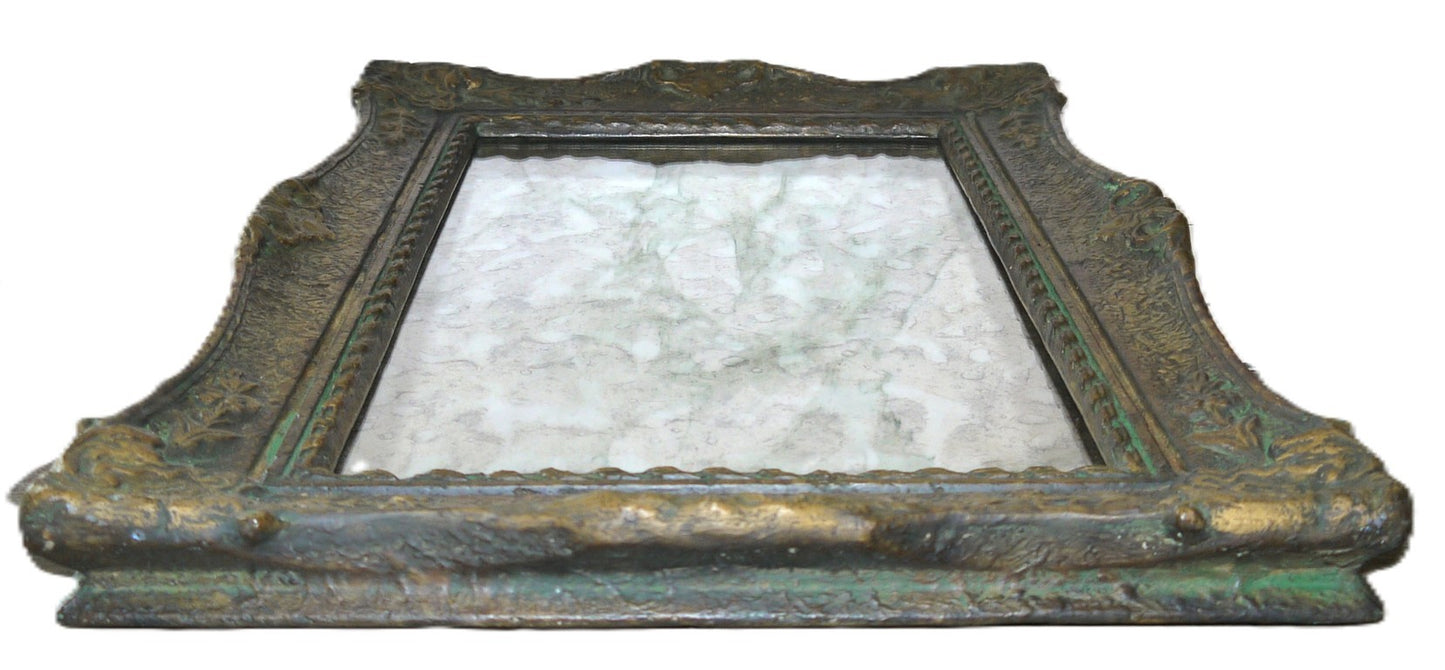 Antique Bronze Wall Mirror - 1980s/90s