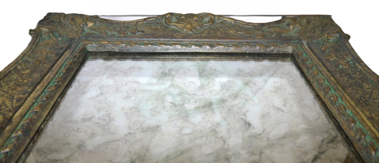 Antique Bronze Wall Mirror - 1980s/90s