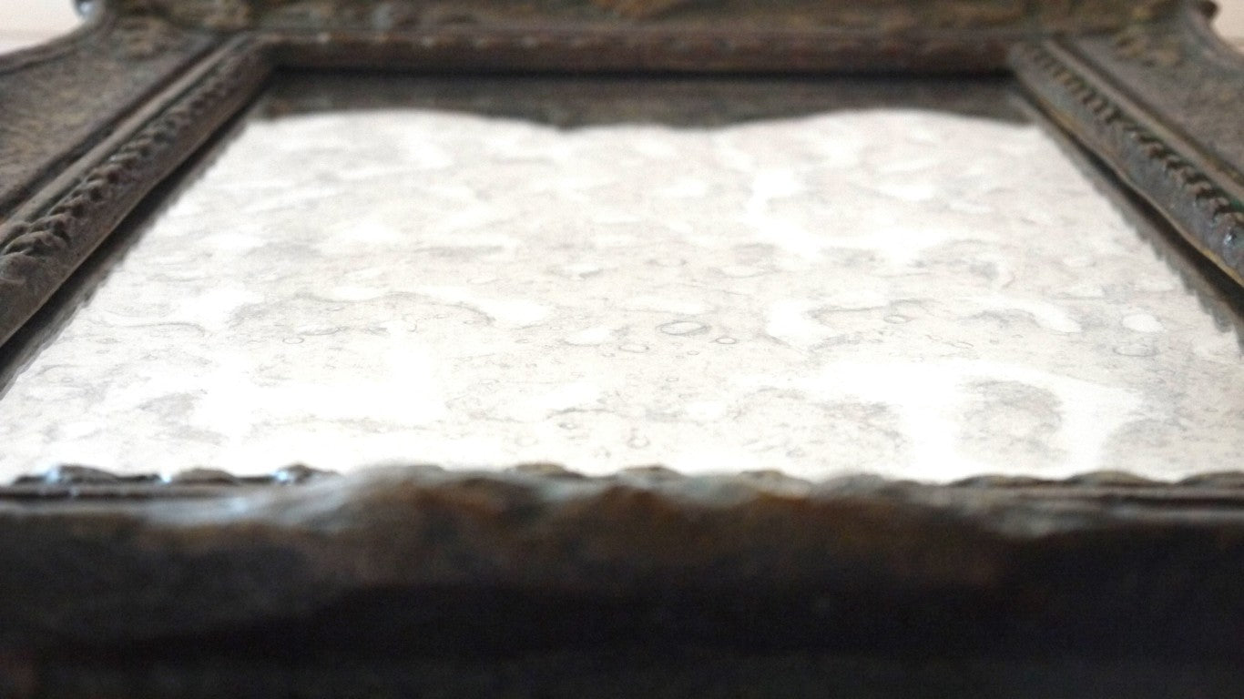 Antique Bronze Wall Mirror - 1980s/90s