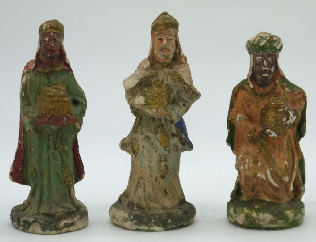 AP Rovello Porro statuine presepe anni 40/50