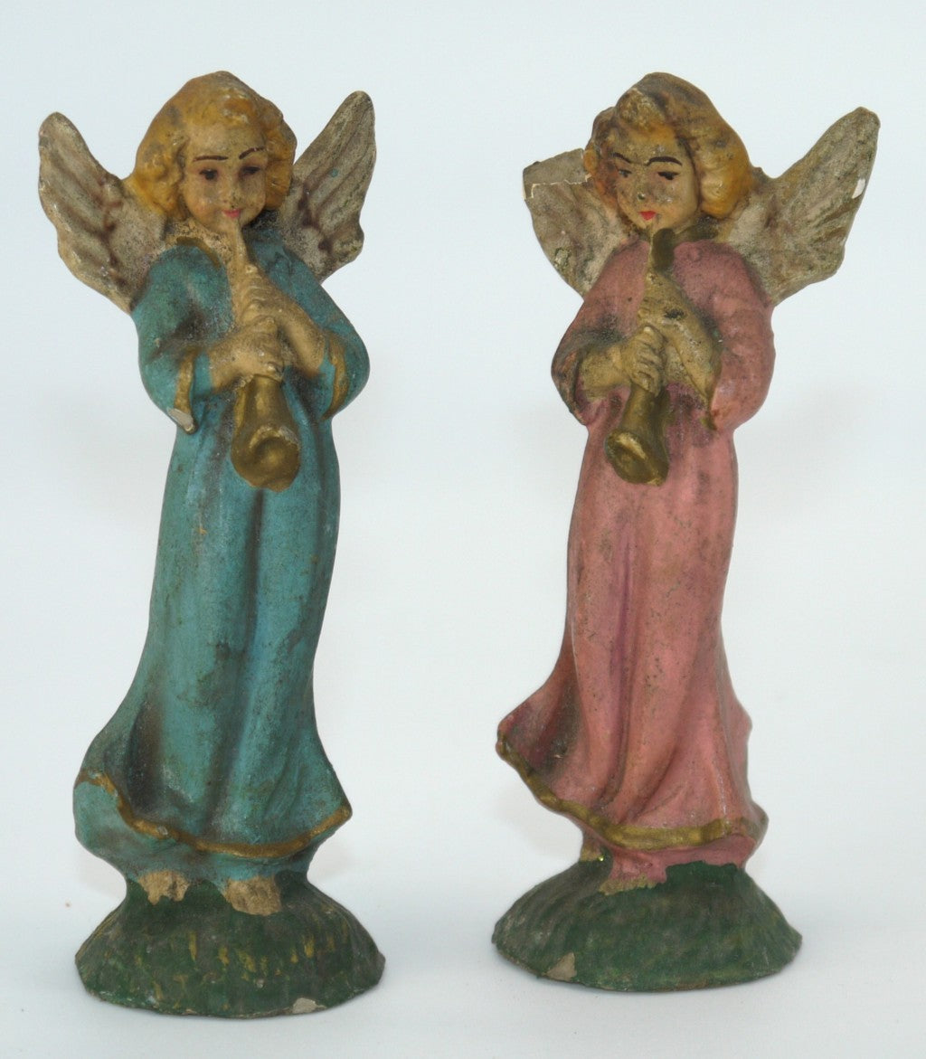 Statuine Presepe d'epoca Natività-articoli artigianali Italiani-Epoca:1940/50