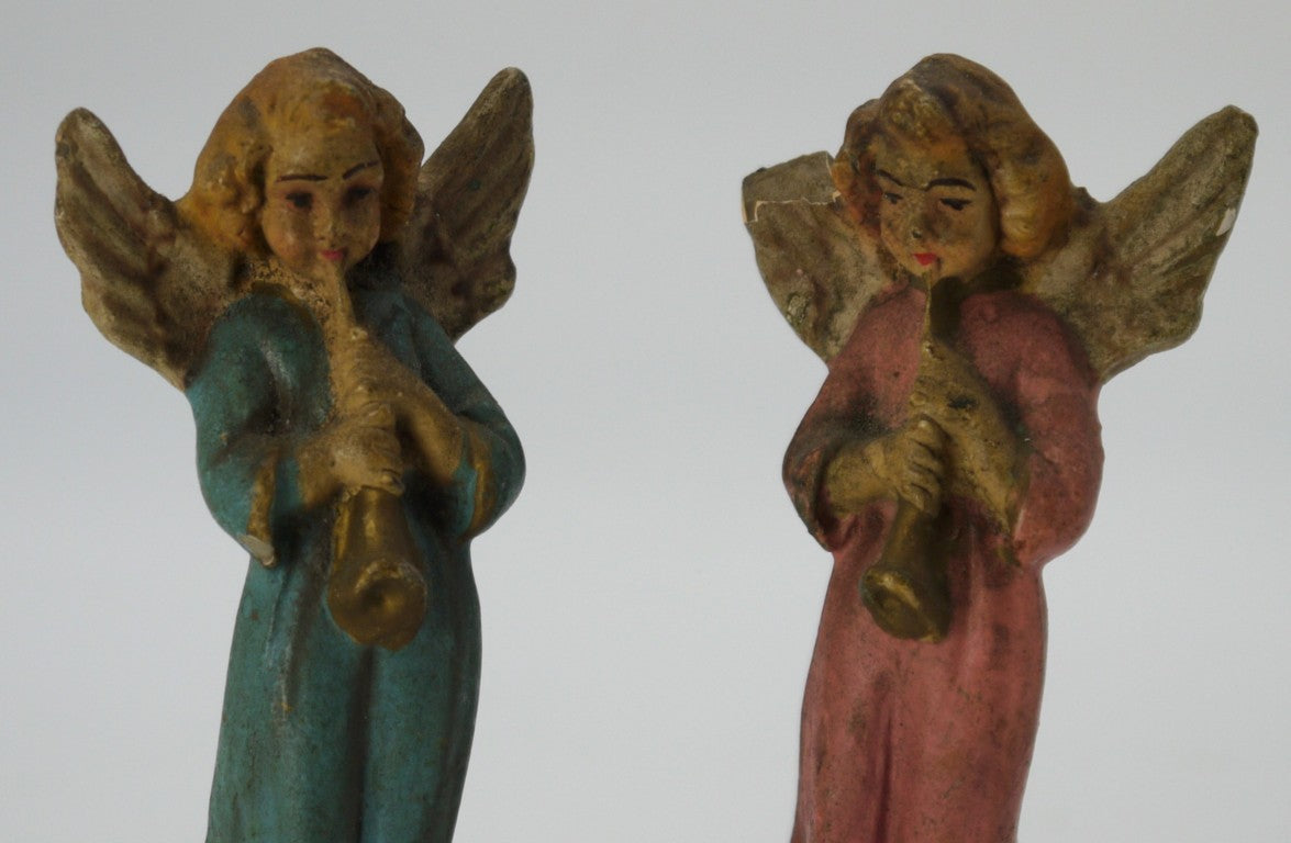 Statuine Presepe d'epoca Natività-articoli artigianali Italiani-Epoca:1940/50