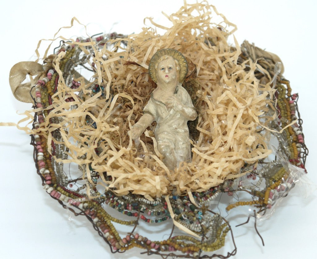 Statuine Presepe d'epoca Natività-articoli artigianali Italiani-Epoca:1940/50