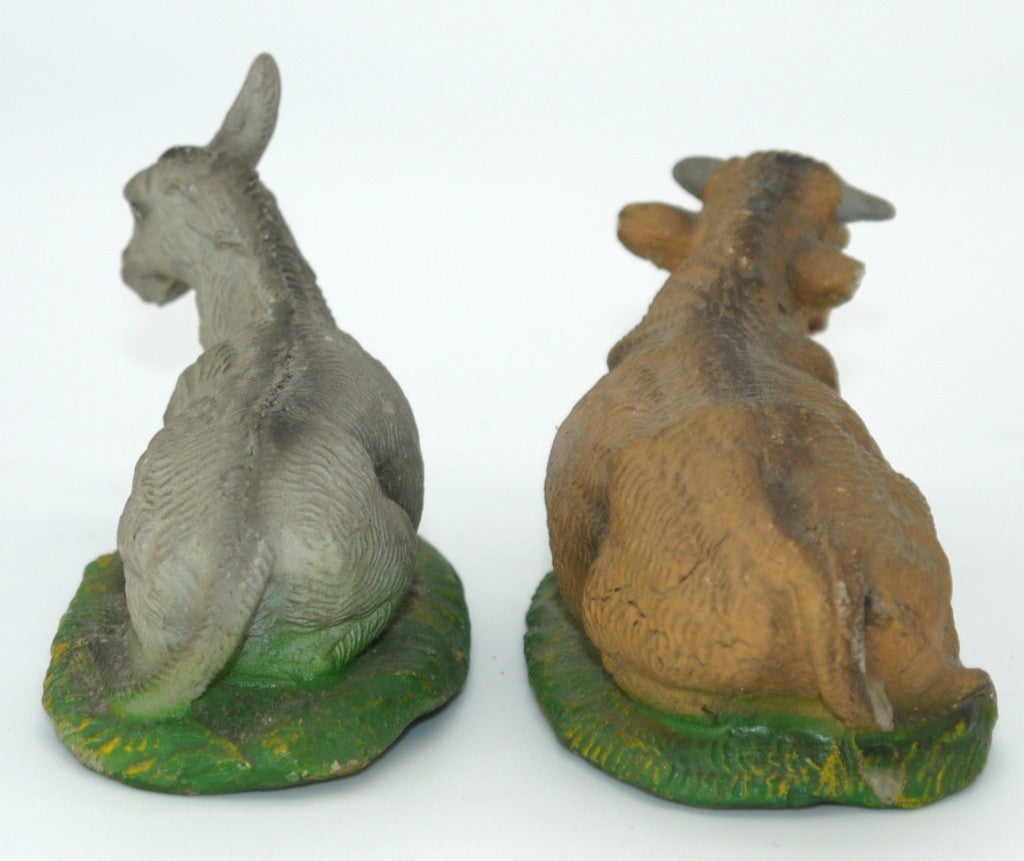 Statuine Presepe d'epoca Natività-articoli artigianali Italiani-Epoca:1940/50