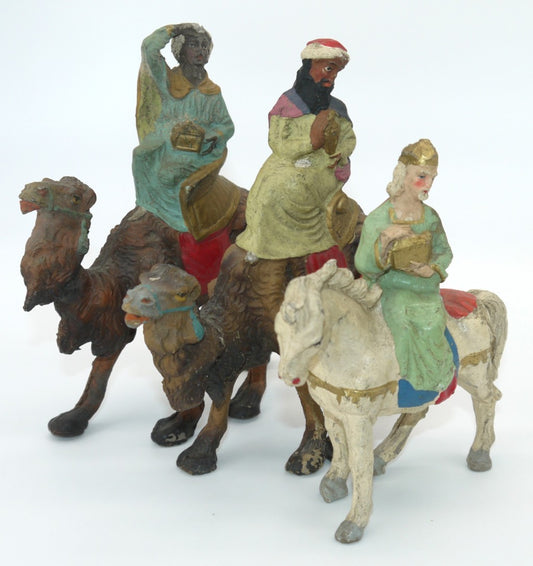 Re Magi terracotta statuine fatte a mano 1950