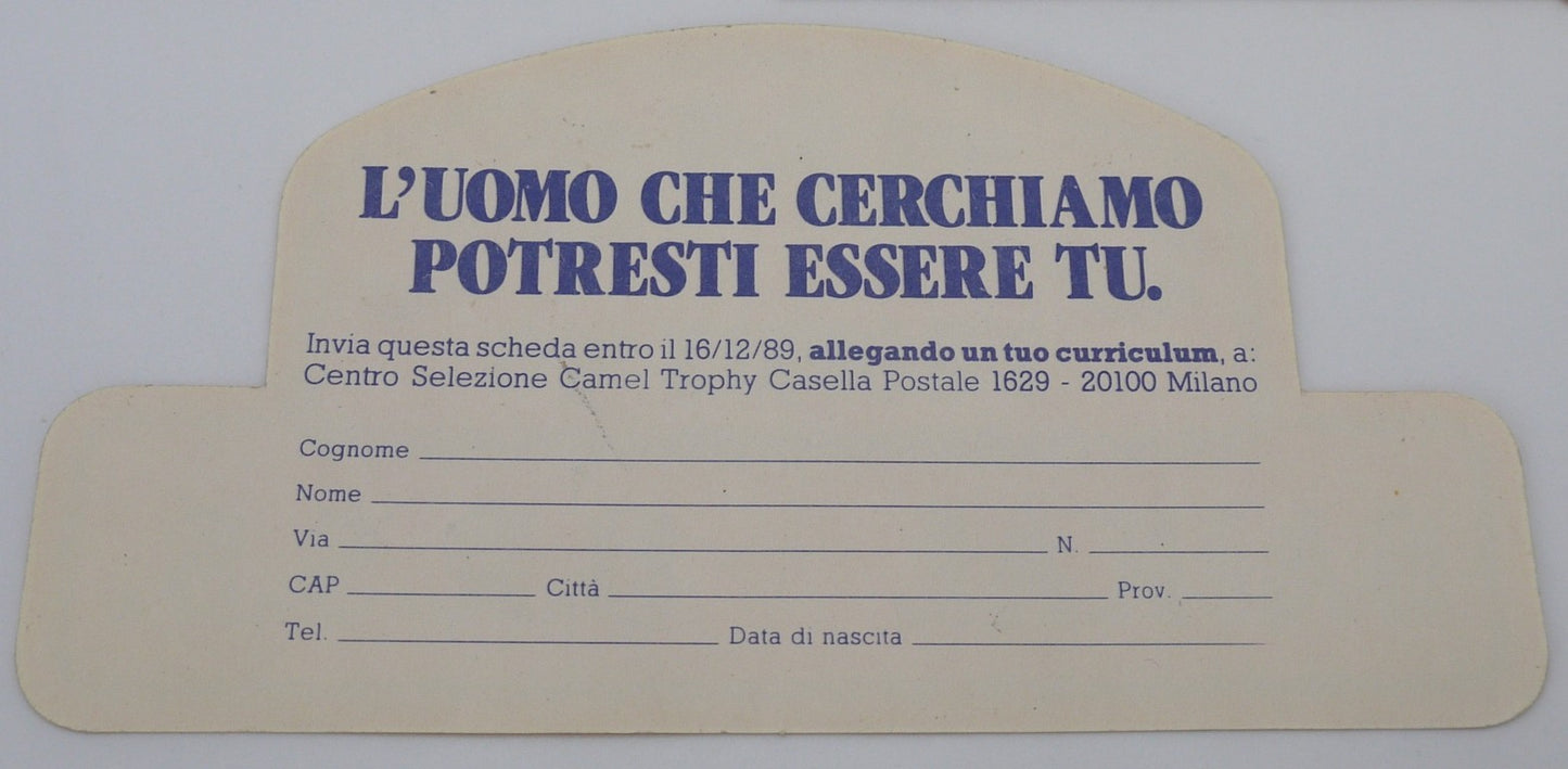 Original vintage stickers "Camel Trophy/Adventures" - 6 pcs - Period: 1990