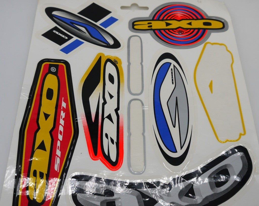 Autocollants vintage originaux « Motocross années 90 » - 10 pièces + 1 gratuit. Période : 1990/95