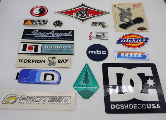 Stickers vintage Originali SuperSet "Riders Culture anni 90" - 30 pz-