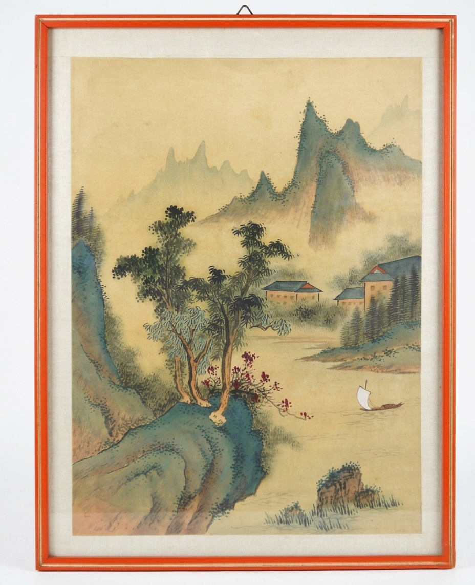 Paesaggi Shanshui vista frontale