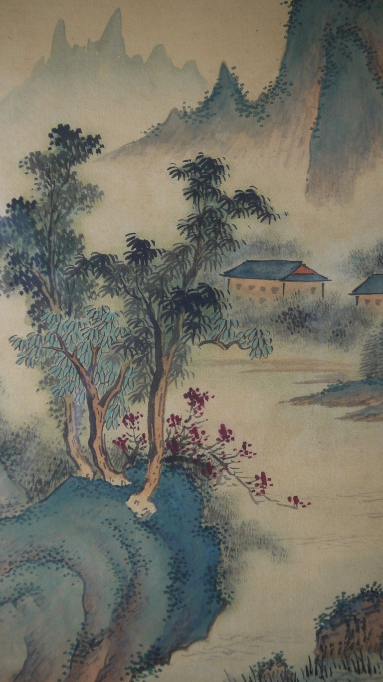 Paesaggi Shanshui dettaglio paesaggio