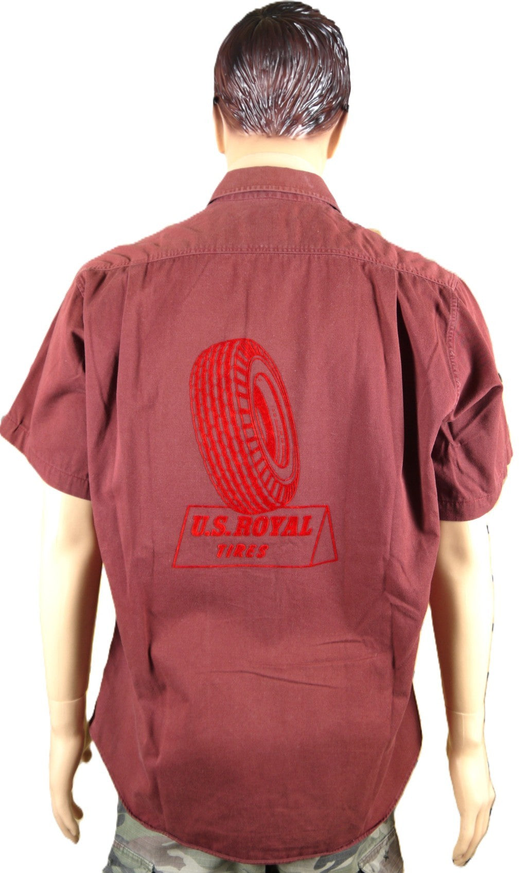 Suburban Art "Automotive Mechanical" Work Shirt vista posteriore intera
