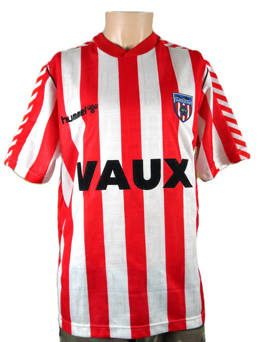 Sunderland AFC Home Shirt – Hummel / VAUX-1989/91-vista frontale completa