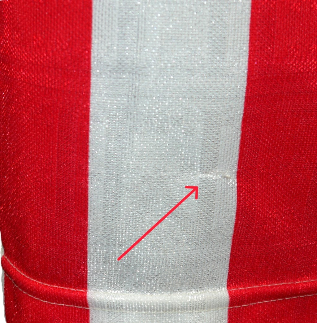 Sunderland AFC Home Shirt – Hummel / VAUX-1989/91-dettaglio difetto zona bassa