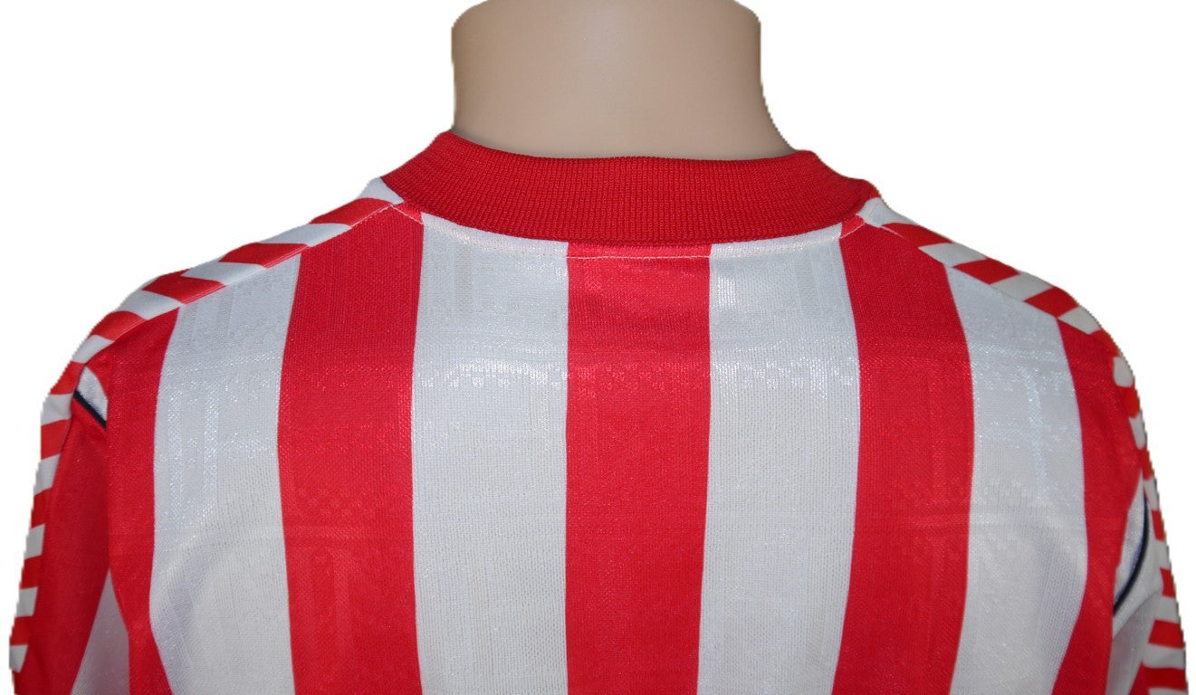 Sunderland AFC Home Shirt – Hummel / VAUX-1989/91-vistacollo parte posteriore
