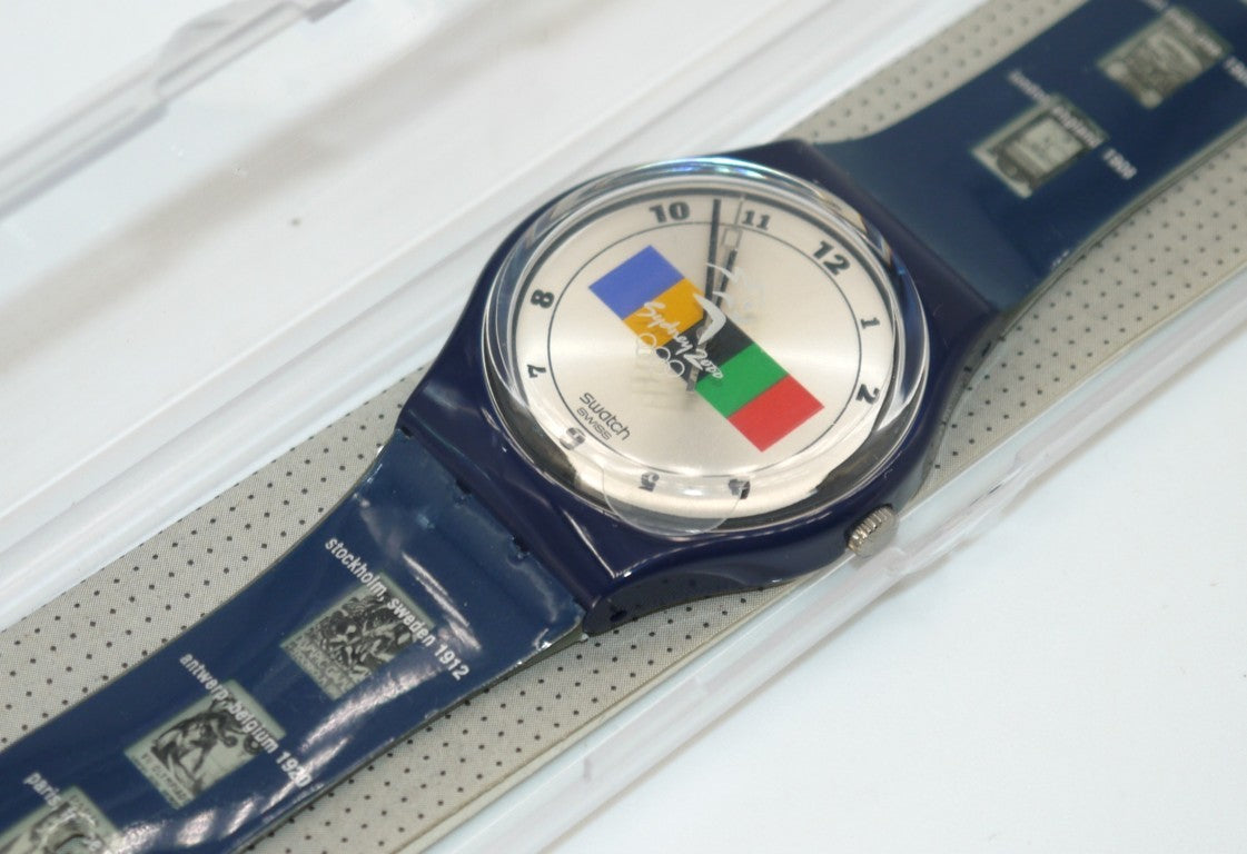 Swatch Special Set NOS "Sydney 2000 Olympiad Track" (GN183S)-Epoca: Anno 2000
