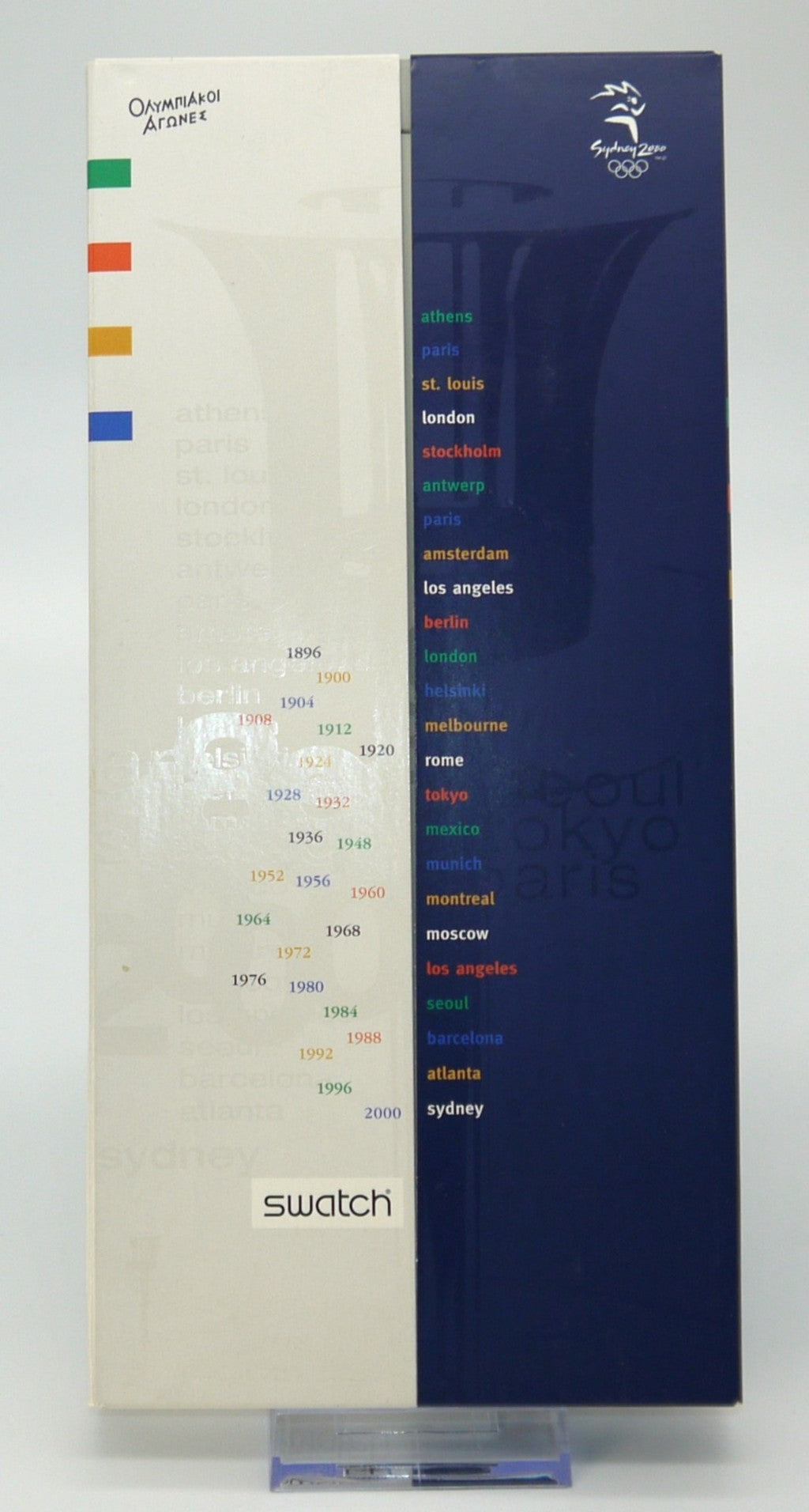 Swatch Special Set NOS "Sydney 2000 Olympiad Track" (GN183S)-Epoca: Anno 2000