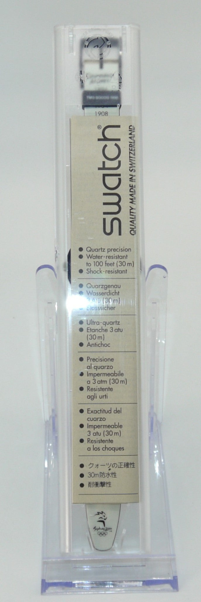 Swatch Special Set NOS "Sydney 2000 Olympiad Track" (GN183S)-Epoca: Anno 2000