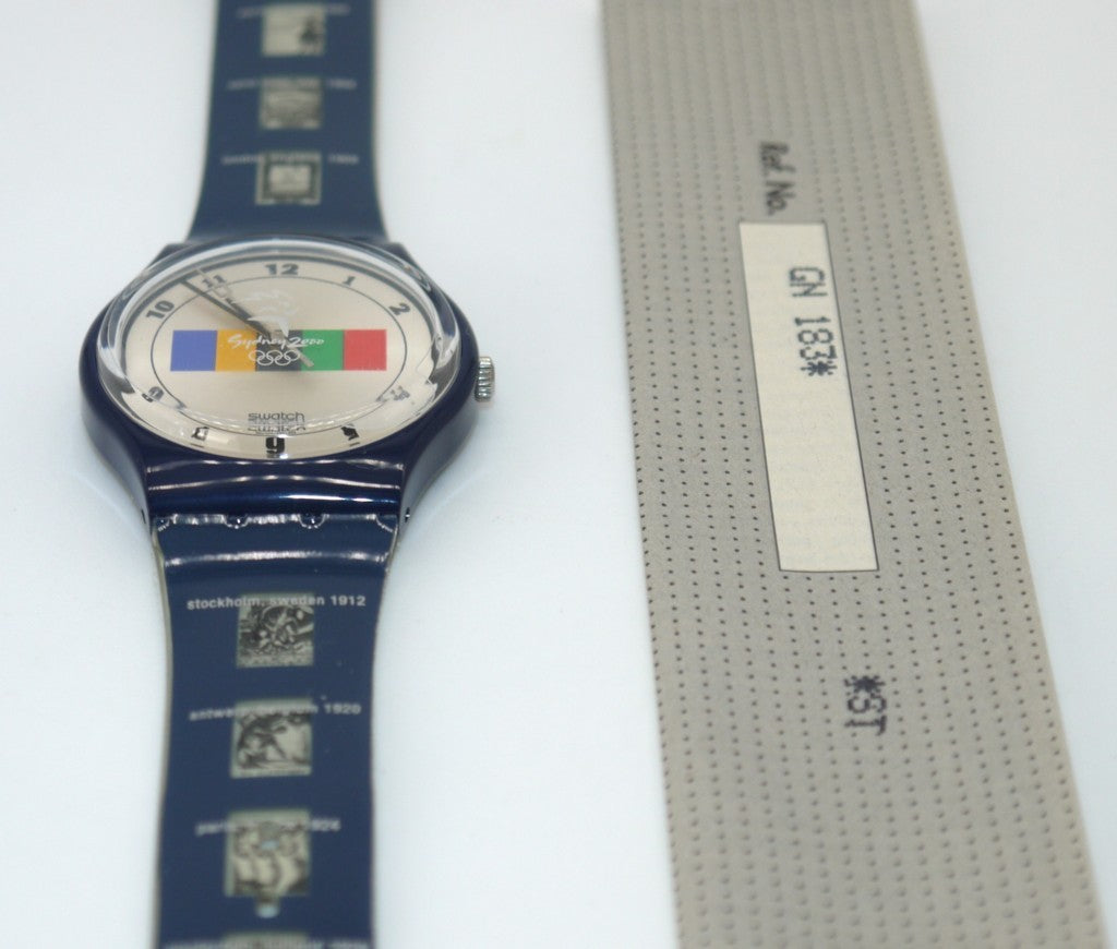 Swatch Special Set NOS "Sydney 2000 Olympiad Track" (GN183S)-Epoca: Anno 2000