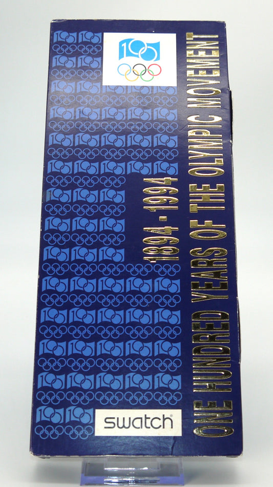 Swatch SCZ101 “IOC 100 Years / Olympic Special” confezione