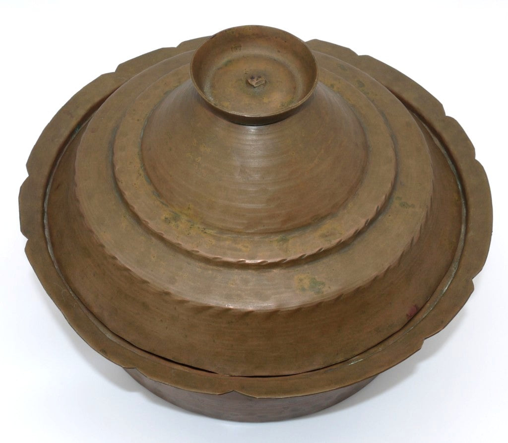 Copper Tajine-style pot - Period: 1970