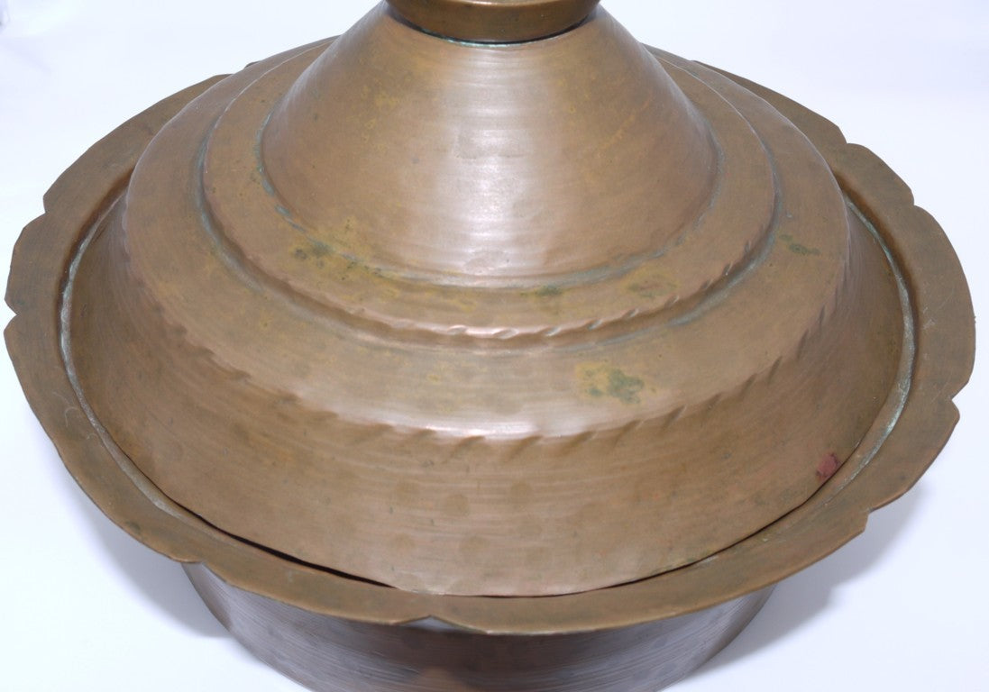 Copper Tajine-style pot - Period: 1970