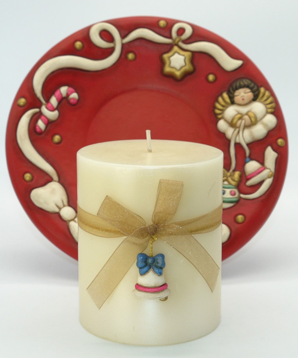 Thun portacandela con candela e pendente cod.S2131A82-Epoca: 2014