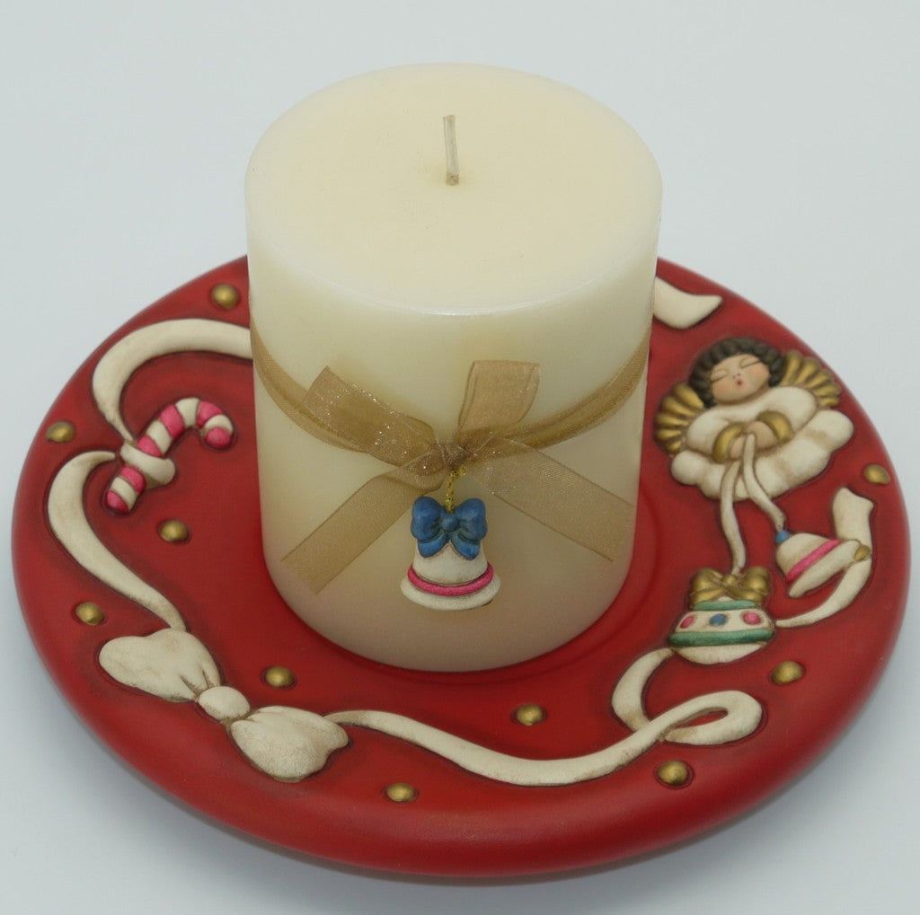 Thun portacandela con candela e pendente cod.S2131A82-Epoca: 2014