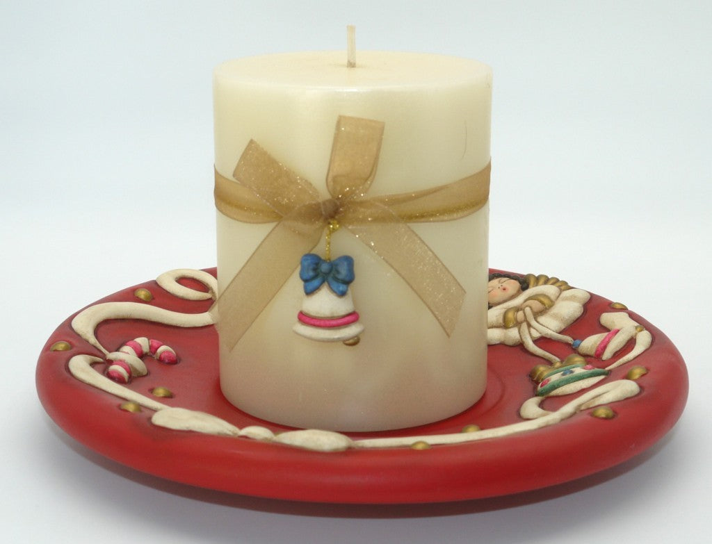 Thun portacandela con candela e pendente cod.S2131A82-Epoca: 2014