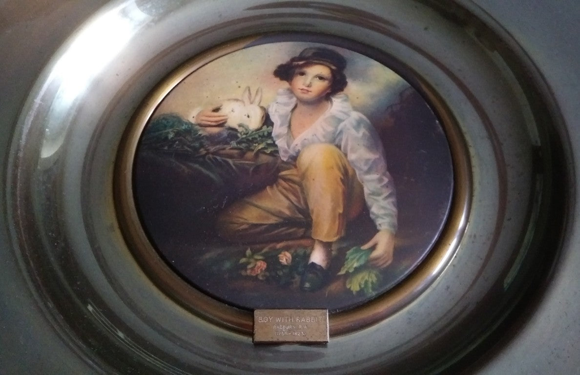 Boy with Rabbit (da Sir Henry Raeburn, R.A. 1756-1823) dettaglio pittura centrale